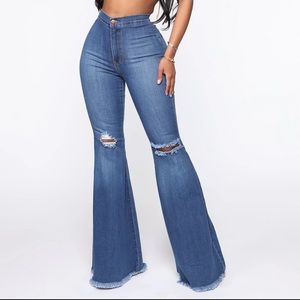 Mystery Solved Extreme Bell Bottom Jeans